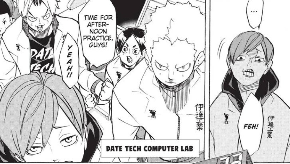 the way sakunami used to be the only first year before the third yrs retired.... he's so cute
