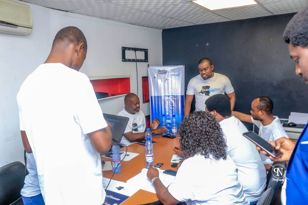FFnjec's tweet photo. Le Comité d'organisation du Colloque National des Jeunes Entrepreneurs du Congo, COJEC à pied d'œuvre pour la tenue de cette grande conférence. @fatshi13 @MinCMPMEA @BillyKambale1 @MakualaE https://t.co/OHjMDZ8XKL