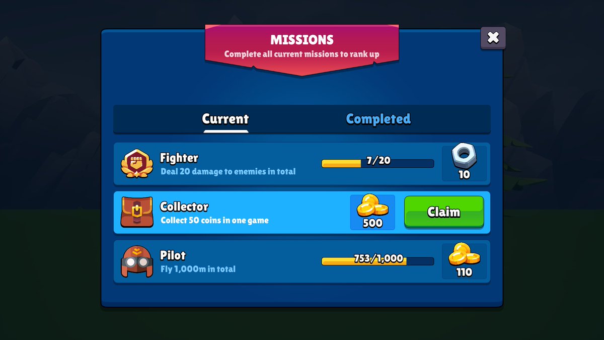 Just finished missions UI for my game Warplane Quest using GUI PRO Kit from Layer Lab. How do you like it?

#warplanequest #screenshotsaturday #gameui #indiedev #indiegamedev #gamedev #gamedevelopment #gaming #indiegame #indiegames #UnrealEngine #UE4 
<a href="/gamedevudg/">Game Dev Underground</a>
