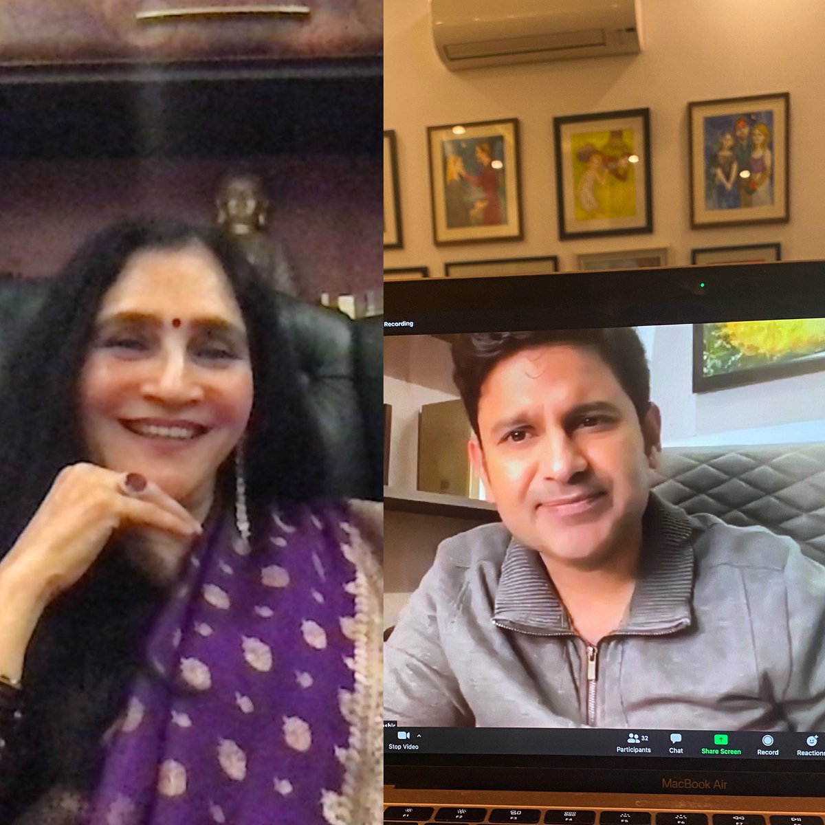 neelimaadhar's tweet photo. #ekshaam @manojmuntashir @essbeeindia @FoundationPK @ehsaaswomen @Kalam_Rajasthan @Kalam_South @amitabh_adhar @ArchanaDalmia @Kalam_North https://t.co/Ww3nuT6Wvt