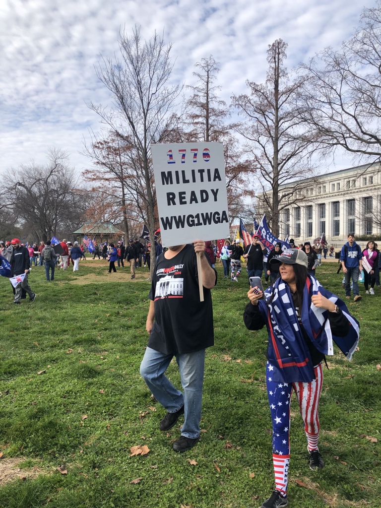 This guy is into militias AND QAnon