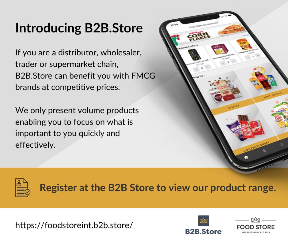 FoodStore_Int's tweet image. 🛒🏪 Are you a distributor, wholesaler, trader or supermarket chain? Trade partners trust Food Store to provide great brands and add real value to their supply chain.  

To find out more, &amp;amp; to view our full product range, register for free at foodstoreint.b2b.store