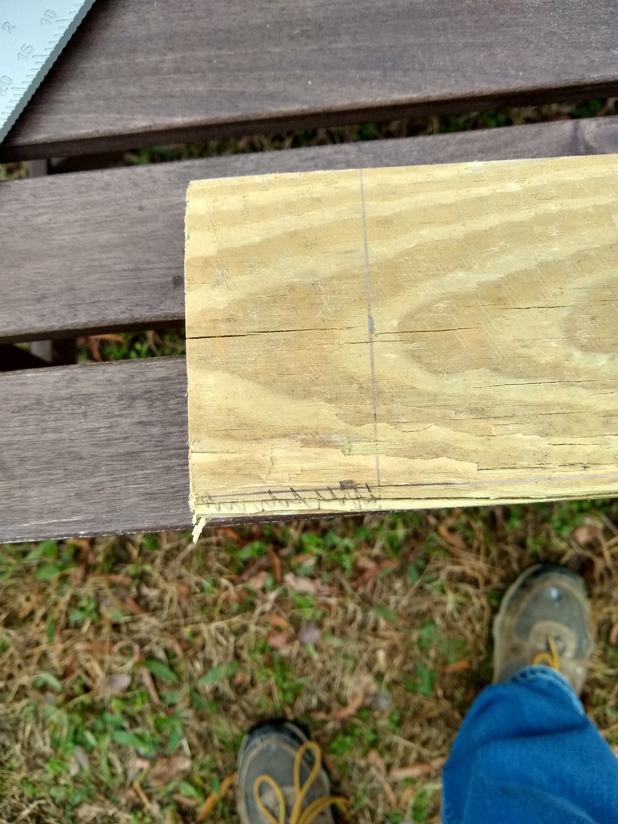 Last weekend I discovered that the wood was just a little too big to fit the brackets so I am going to have to cut out small notch on each end so the wood will fit the brackets properly. #DIYRobb