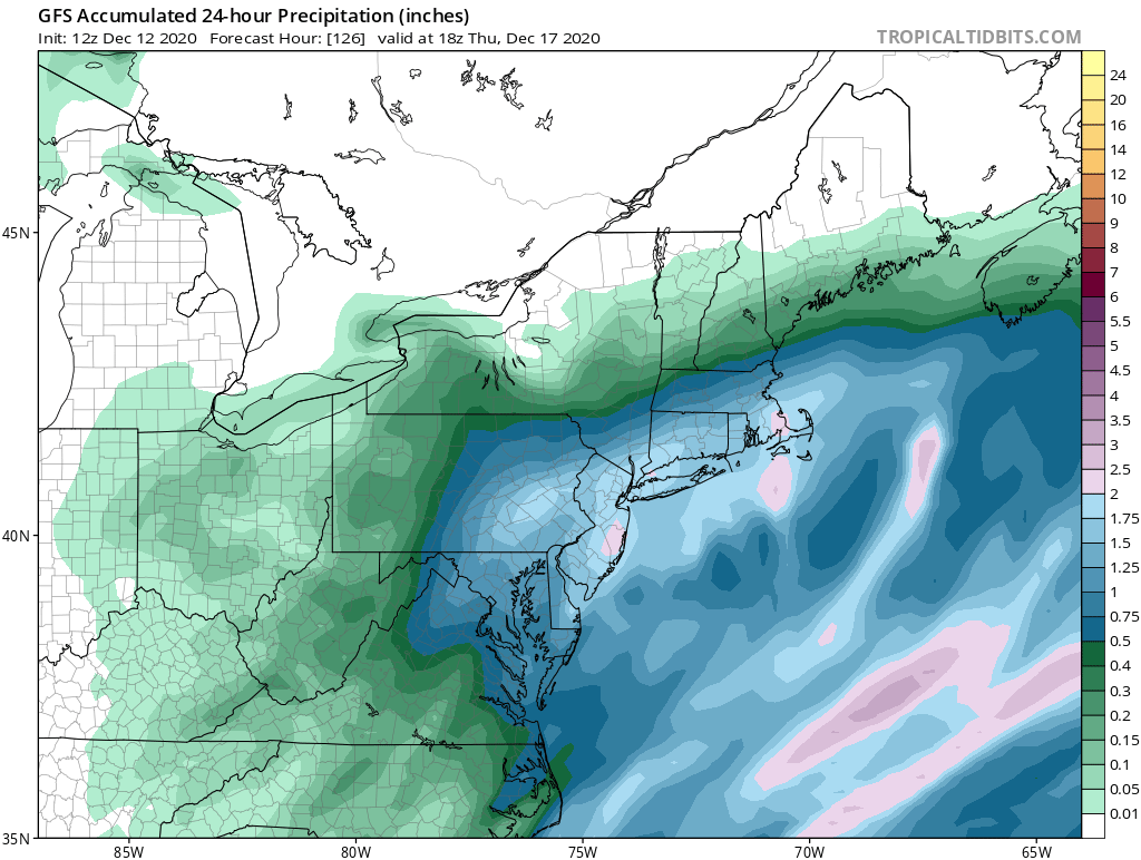 I will avoid posting any snow maps for the duration of this event, but given ample moisture to produce heavy precipitation & enhancement from mesoscale banding and favorable snow ratios, I wouldn't be surprised to see as much as 20-24" locally under the band.