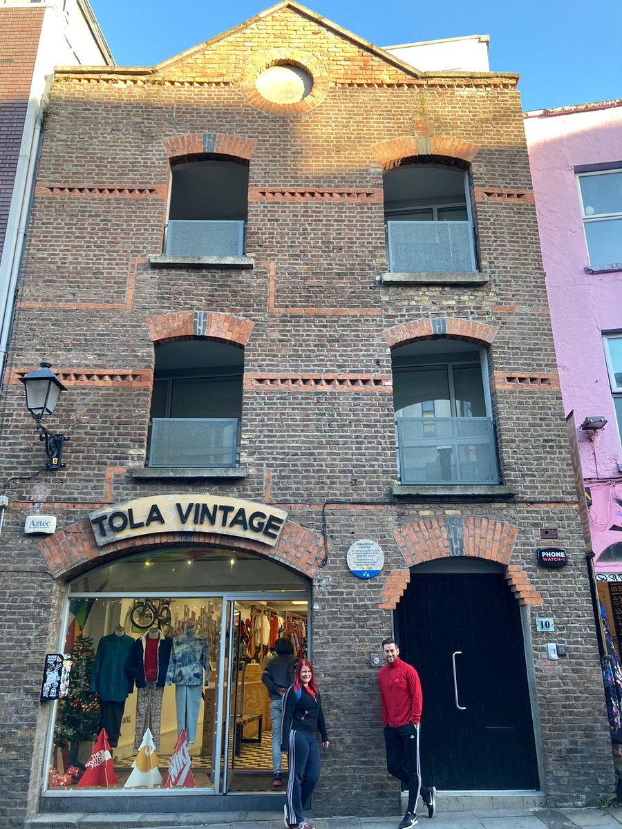 QueerCultureIre's tweet photo. Of course, a visit to the site of the legendary Hirschfeld Centre, Temple Bar, one of Dublin earliest gay community centres #RunInRed for #SexualHealthwest 🏳️🌈 https://t.co/MqnD8HDSWM https://t.co/LqWrVLeeb9
