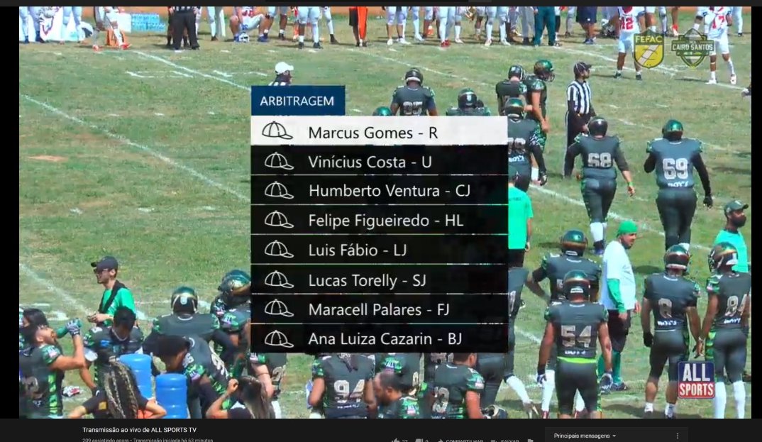 Satanoids's tweet image. Não tá fácil para ninguém o @XadrezVerbal está tendo até que apitar jogo de futebol americano BR para complementar a renda. Ainda erraram a grafia.