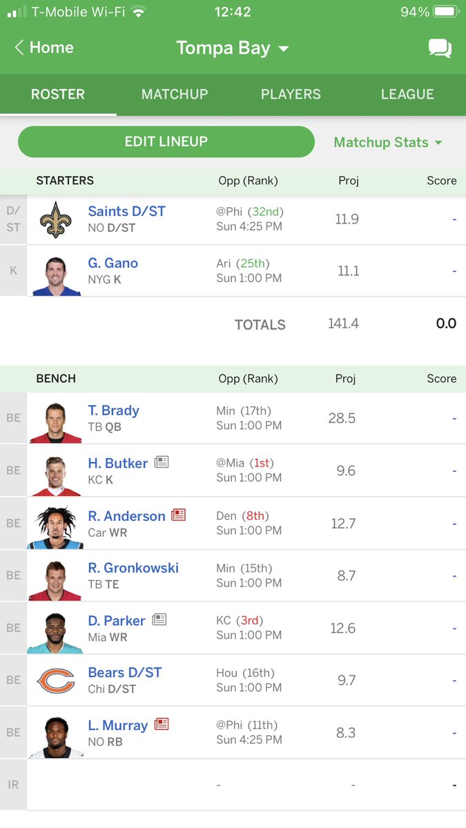 No_Merci__'s tweet photo. @FantasyFlockNet 10 team 0.5 ppr https://t.co/dEYhfhE6Sz