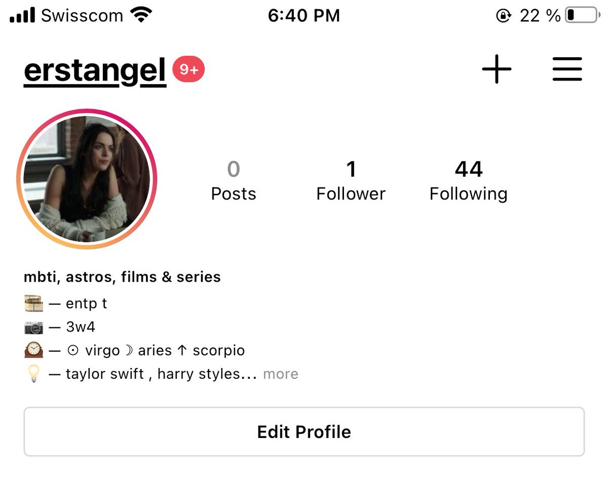 ho questo profilo su instagram dove condivido cose su harry, taylor, psicologia , film, segni zodiacali, mbti e enneagrammi 
se volete seguitemi <3