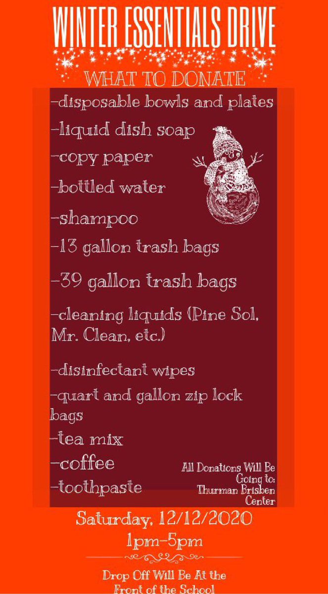 MVHS__SCA's tweet photo. Don’t forget today is the winter essentials drive, stop by to donate and get some hot cocoa!!! https://t.co/8iNKhsPlBg