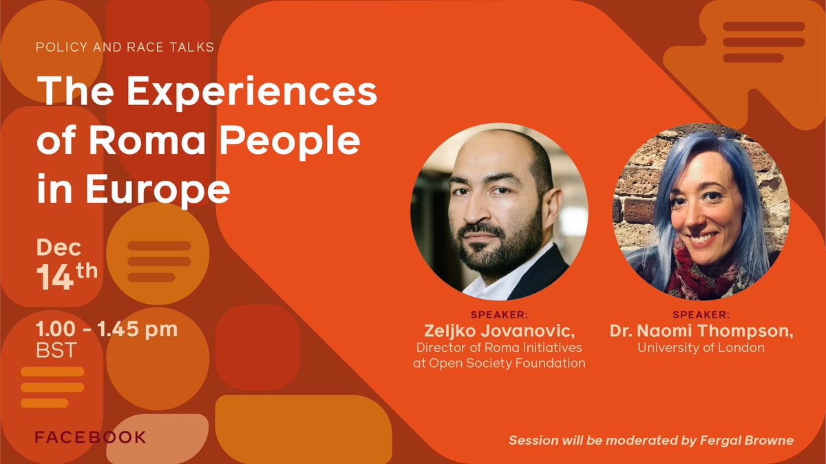 On Monday, I speak to #Facebook employees about the situation of #Roma and especially what they could do  about it.

#standwithroma #roma #antiracism #antifascist #romamovement #facebook