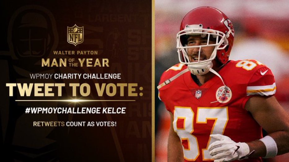 that girl. (@iamkaylanicole) on Twitter photo This guy <a href="/tkelce/">Travis Kelce</a> cares about the KC community like it’s his hometown. He’s been a champion for <a href="/OB_Inc_KC/">OperationBreakthrough</a> (an after school program for underprivileged youth) since he arrived. It would mean a lot to me if you could RT this tweet to cast a vote for him and the #WPMOYChallenge. ❤️ This guy <a href="/tkelce/">Travis Kelce</a> cares about the KC community like it’s his hometown. He’s been a champion for <a href="/OB_Inc_KC/">OperationBreakthrough</a> (an after school program for underprivileged youth) since he arrived. It would mean a lot to me if you could RT this tweet to cast a vote for him and the #WPMOYChallenge. ❤️
