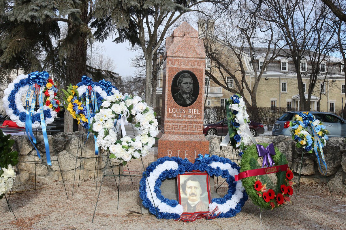 MNC_tweets's tweet image. Today marks 135 years since Louis Riel&apos;s burial in 1885. Riel was executed on November 16, 1885 in what is now the city of Regina. His body was returned to Manitoba and laid to rest in the St. Boniface Cathedral cemetery on December 12, 1885.