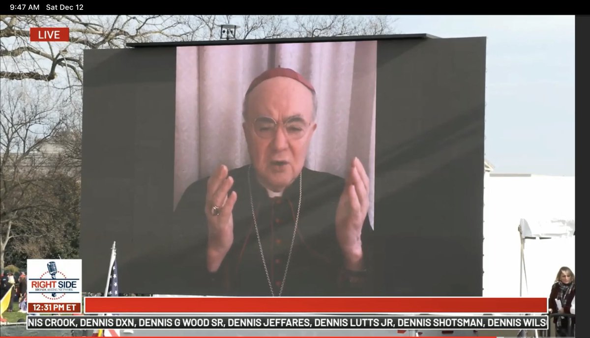 I mean, it’s sorta funny but really fucked up. This piece of shit is using his former position in the Catholic Church to mindfuck everyone listening to him. It’s mind cancer about the dEEpStaTe not just Jesus or whatever.