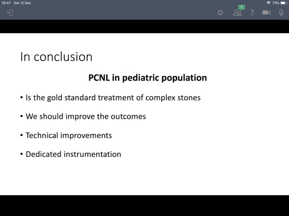 PetkovaKremena's tweet photo. Great presentation on pediatric mini PCNL by @migokce at #ESPULearn webinar https://t.co/ws4k76CGhd