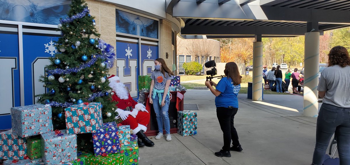 Interviewing Santa with Eagles Angels