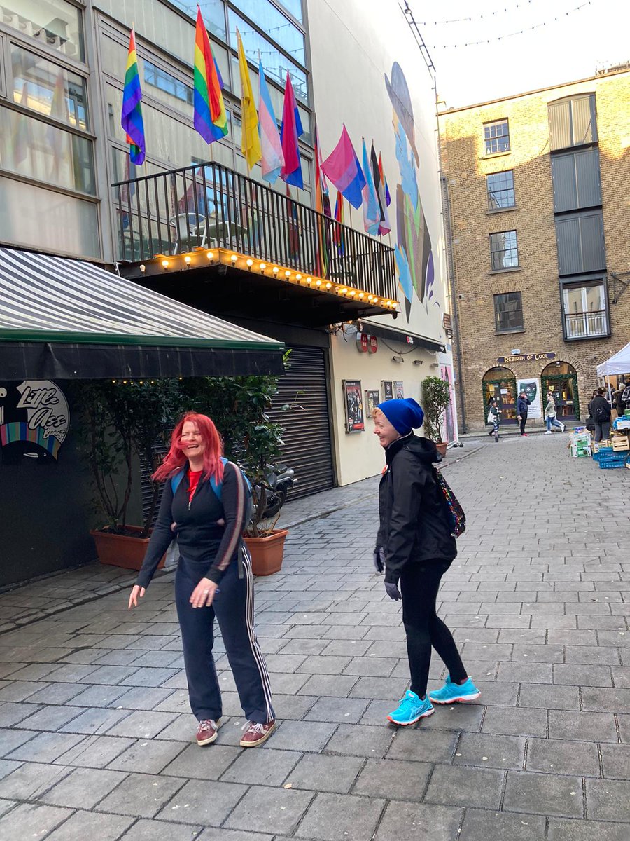 QueerCultureIre's tweet photo. We had such a great morning on our #RunInRed tour of Queer Dublin, thanks to #SexualHealthwest for organising this. We donated, we ran 5km, all that's left for us to do is nominate 5 people do do the same in their local area.... https://t.co/ycEFmN15GX