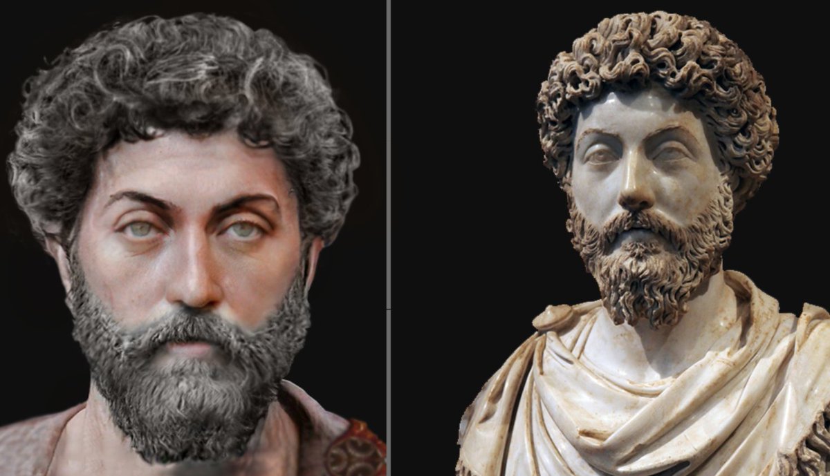 some of the most accurate (& non-whitewashed) face reconstructions of Greeks & Romans by  @ATomasi__