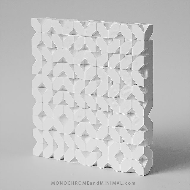3dminimal's tweet photo. Photo of my new sculpture. Title is permutation 048. #museum #design #monochrome #relief #geometric #artwork #geometricart #pattern #art #architecture #abstractsculpture #sculpture #constructivism #bauhaus #shadows #parametricdesign #permutation #kunst #gallery  #interiordesign https://t.co/BLcbuQ0UFK
