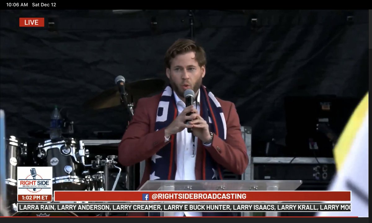 They trotted out Owen Troyer to fellate Alex and to tell the audience that “It doesn’t matter if Biden or Trump wins because GOD WINS” uh