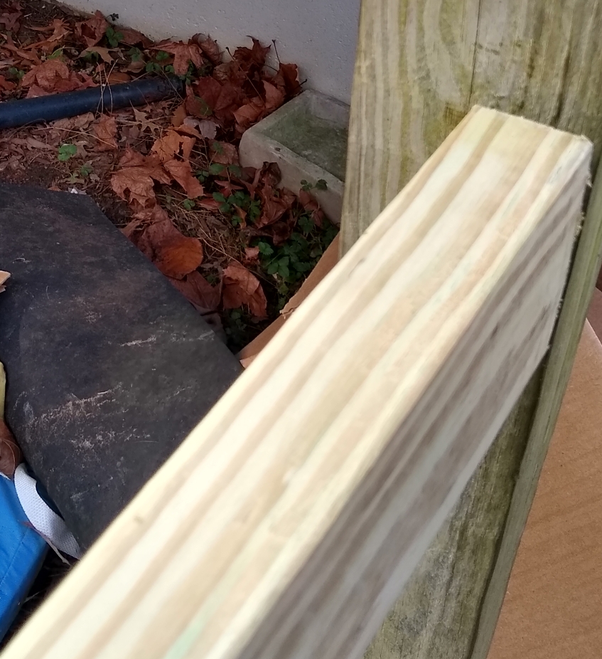 Cross beams fit properly! So now time to start marking all the pilot holes for the brackets.  #DIYRobb