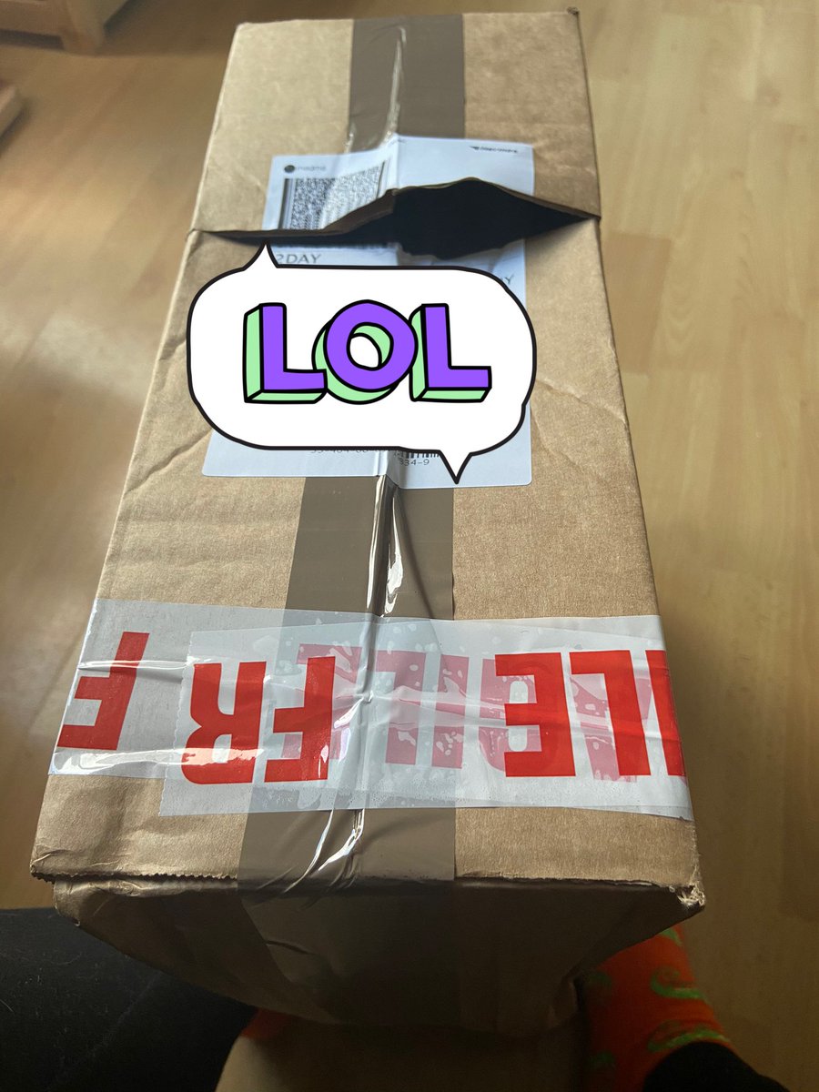 lilvicks's tweet photo. @Hermesparcels really wish you guys would leave my parcels alone - checking for PS5s??? https://t.co/Tq8Qfk2N56