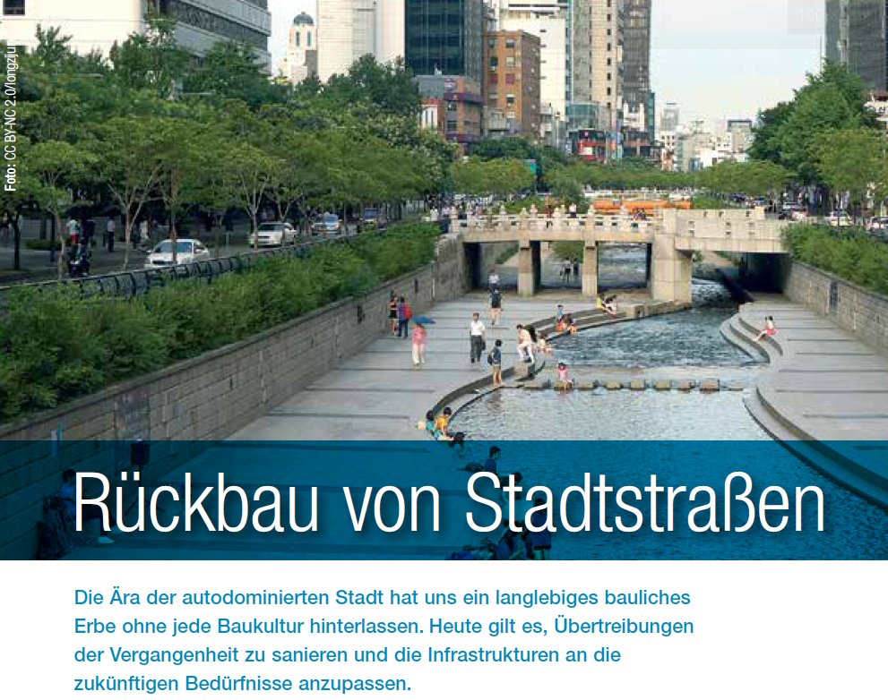 Wird in Zeiten der sich verschärfenden #Klimakrise wichtiger: Rückbau von Stadtstraßen