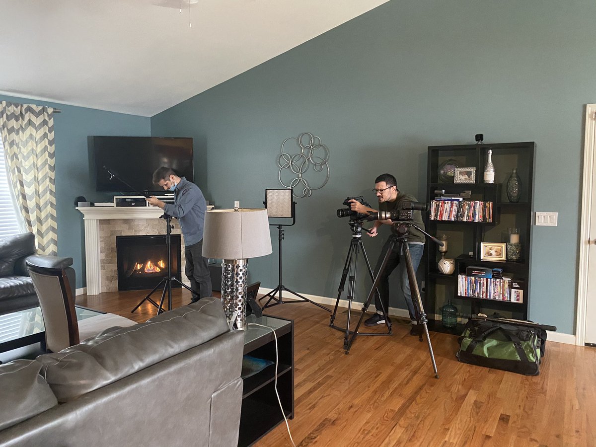 jschildkraut80's tweet photo. Happening now: Crew is setting up for the documentary filming. Excited to chat with them about mass shootings in our society and be part of this important conversation. #DocumentaryDay #FilmCrew https://t.co/KrundKg4Vr