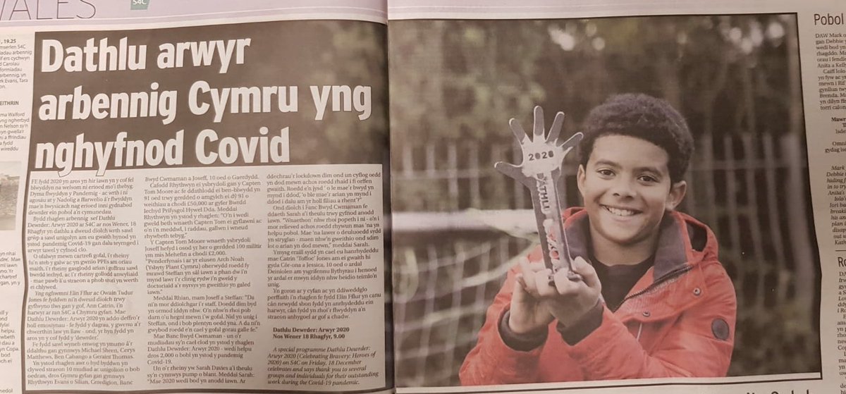 DathluDewrder's tweet photo. 📣’Da ni ‘di cyrradd y papura’ @S4C 

📰@northwaleslive &amp; @WalesOnline 

📺#DathluDewrder 
Rhagfyr 18fed➡️21:00 

@elinfflur @OwainTJones17 https://t.co/BhQVSUL1Qi