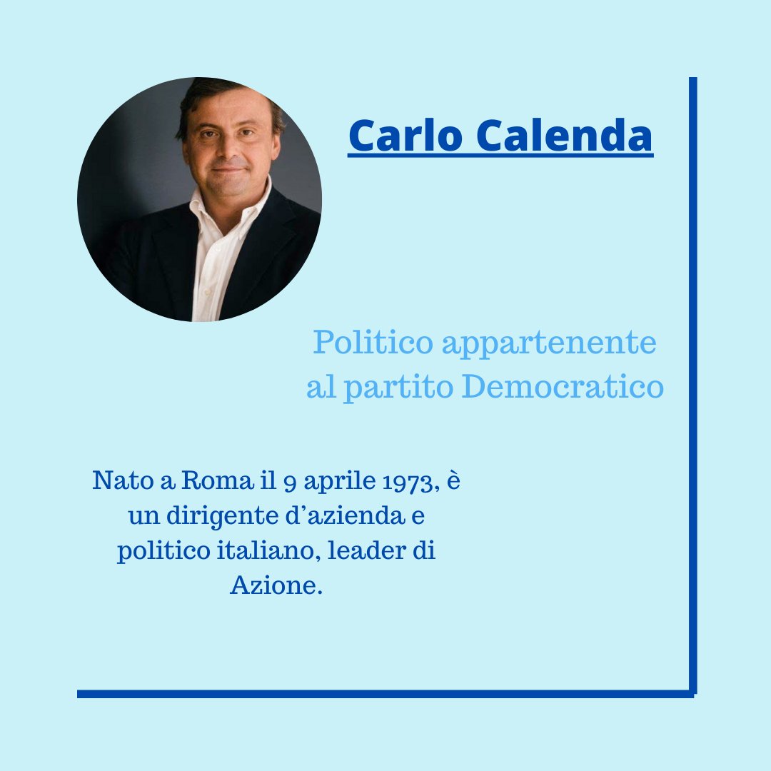 CorisLabSE's tweet photo. Oggi parliamo di Carlo Calenda , protagonista della sesta puntata della nostra rubrica "7 Giorni, 7 Ministri". Scopri di  più su di lui scorrendo a destra 👉
#SMM20 #StudentiSapienza #CorisSapienza #SviluppoEconomico #StudentiCoris #CarloCalenda https://t.co/yi8xBLoTAH