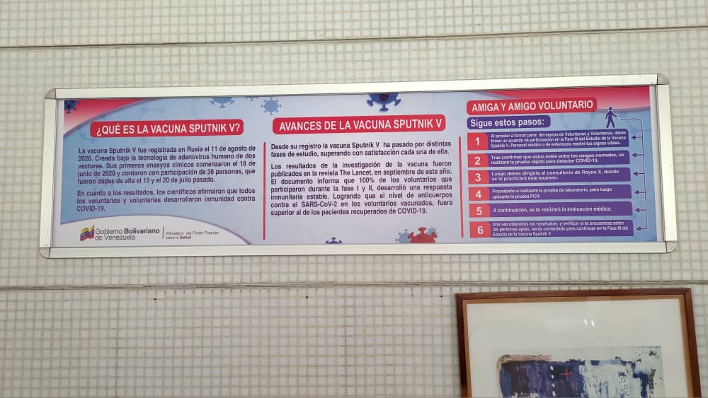 EmbSergio's tweet photo. 🔊Muy orgulloso por estar presente en el momento cuando  recien electo Diputado Nacional Nicolás Maduro Guerra🇻🇪  participó en la 3a fase de los ensayos clínicos de la primera vacuna🇷🇺 registrada en el mundo contra el #COVID19, 💉 #SputnikV. https://t.co/wr0c7QH00x