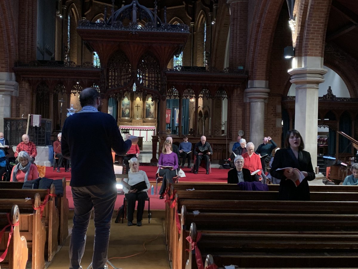 After so many months of only performing online, today's Brahms Requiem was the best possible return to singing with other people. Thank you to the indefatigable James Dixon, the singers of @stceciliachorus and to wonderful <a href="/ewenman/">Emily Rose Wenman</a> for such a beautiful performance.