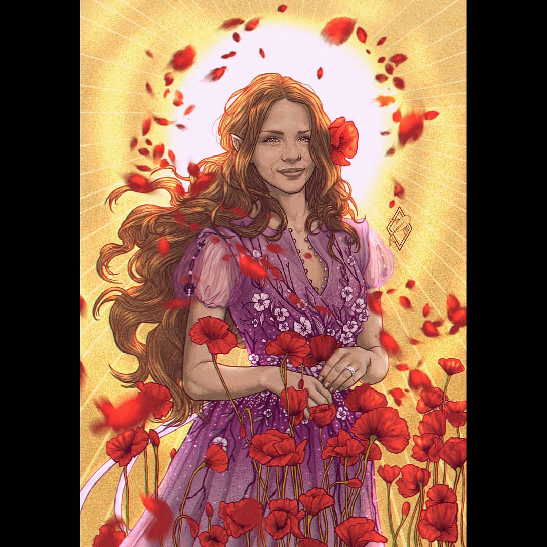 T_Kadoura's tweet photo. Elain Archeron of the Acotar series by @SJMaas
She has always seemed like a sweet and delicate character who needed to be protected, i think she'll show her true power and protect everyone she loves.
I've tried to imagine the title of the Elain's book
#acotar #sarahjmaas https://t.co/vKgqPuMbWq