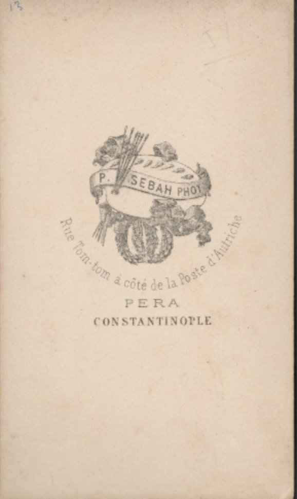 Before Sebah and Joaillier (next tweet) there was Pascal Sébah the Ottoman Syrian-Armenian photographer with studios in Pera (Constantinople) and Ezbekiyah, Cairo. The versos feature medals he won at the Paris, Vienna, Philadelphia and Naples expositions.  https://bit.ly/PSebahCabinet&nbsp;