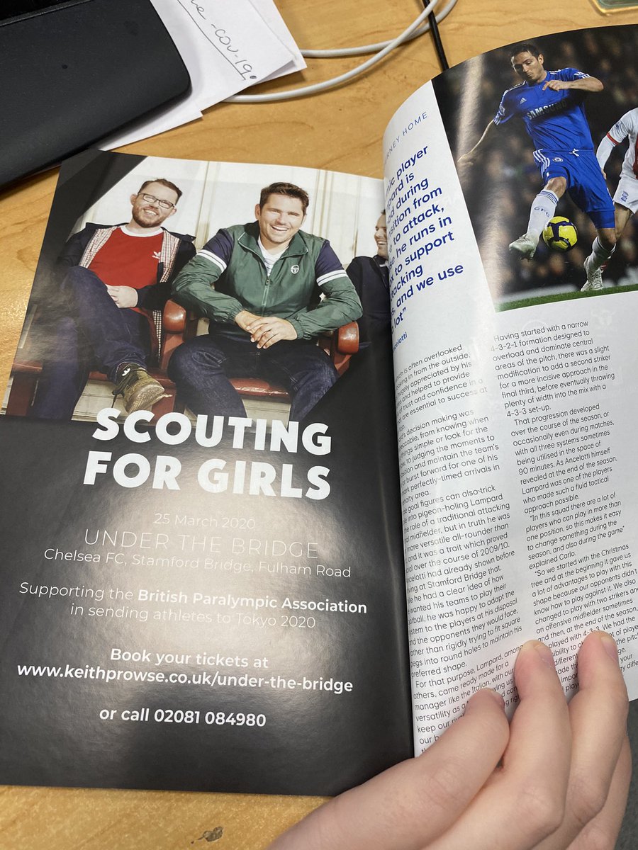 gemgrndn's tweet photo. found an old programme at work and found this in the back! @Scouting4Girls https://t.co/SRtJSUdYCW