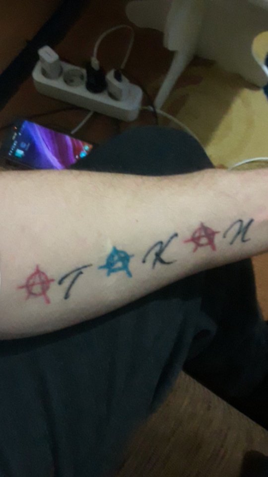 #AlemdeçArşı buda babamin dövmesi hem benim adim ÇARŞI 'nın  A lari var