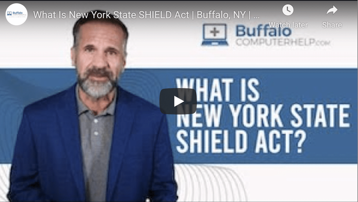 BufComputerHelp's tweet image. What Is the New York State SHIELD Act? dlvr.it/RnWWdM