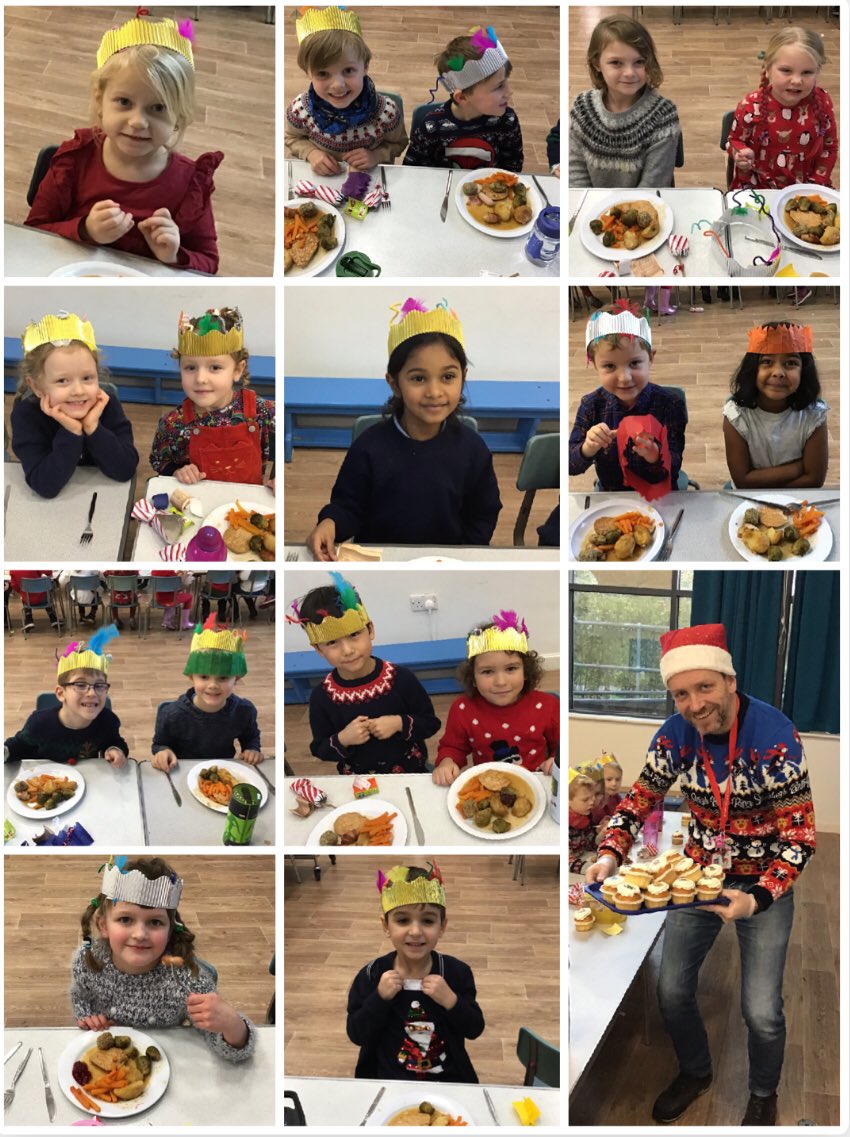 What a lovely a Christmas dinner we had wearing our Christmas jumpers and  freshly made crowns. Thank you #GoodLookinCookin