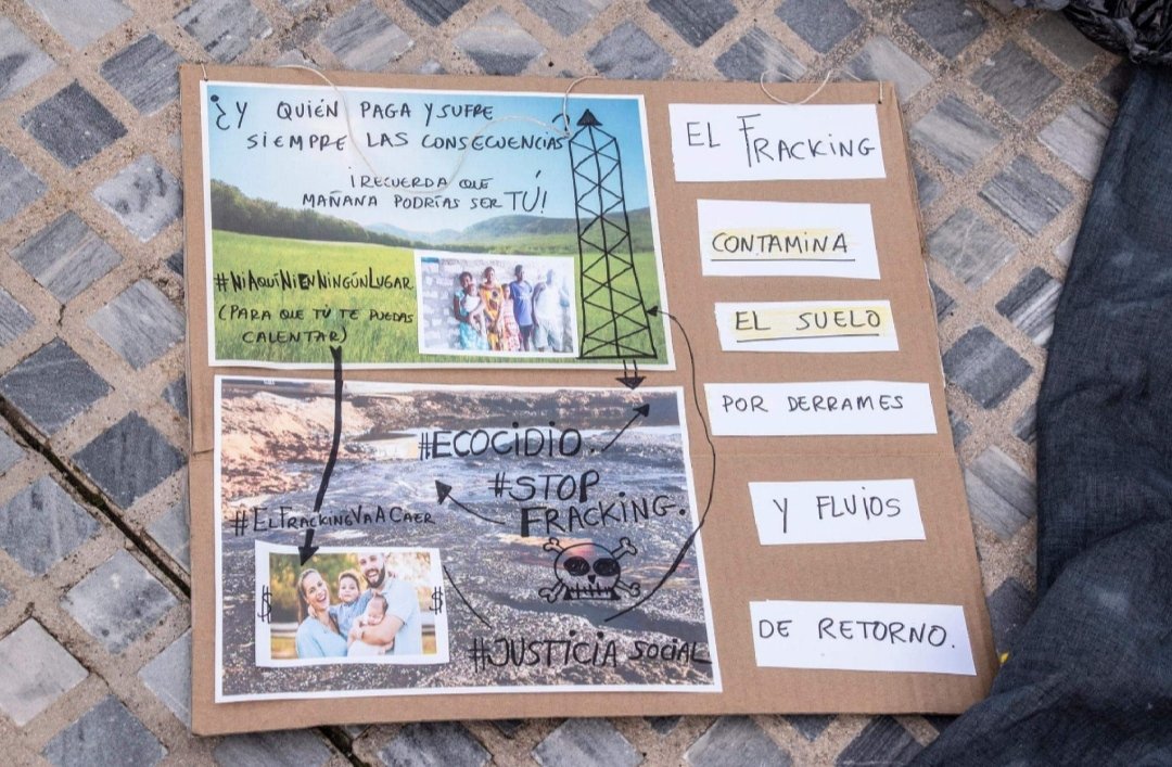 MurciaXr's tweet photo. En más de 20 países del mundo nos unimos ayer para gritar: #ElFrackingVaACaer
#Solidaridad 
#EmergenciaClimática
#TellTheTruth 
👁️ https://t.co/TJWgkRx5BX