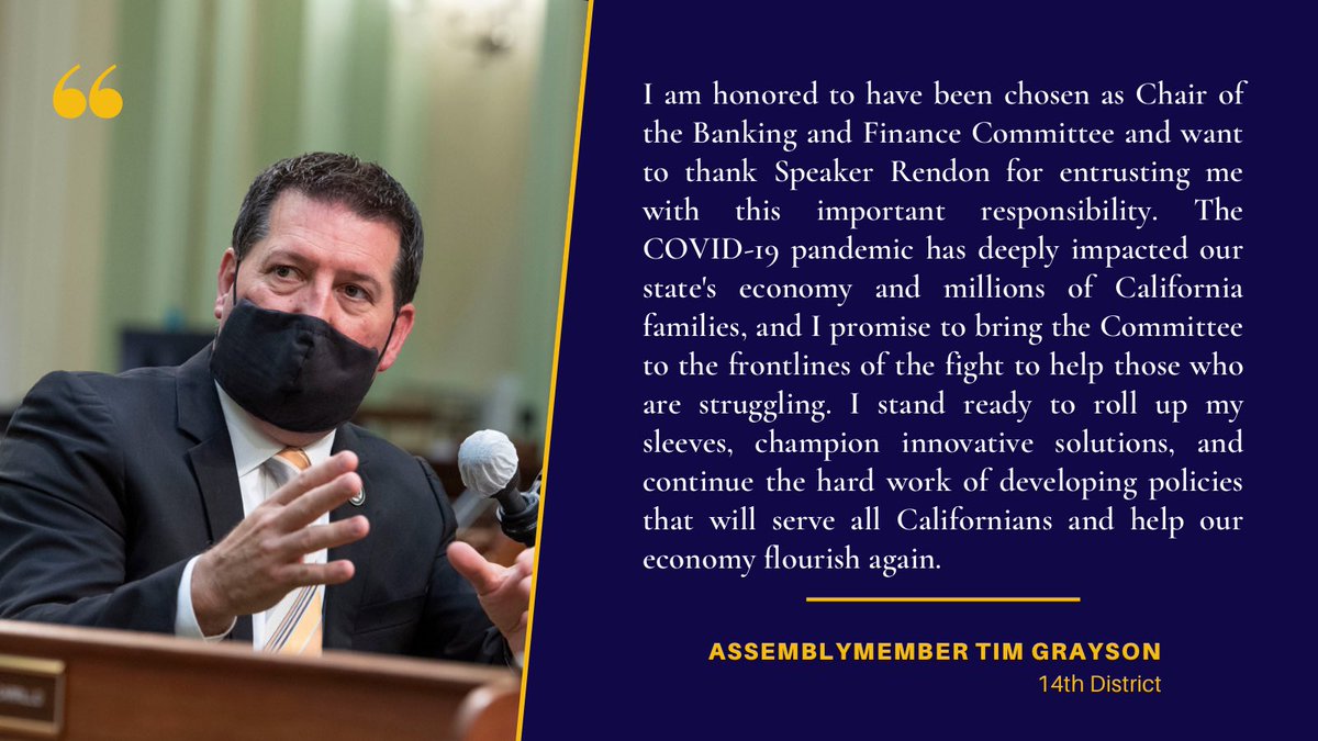 Senator Tim Grayson tweet media