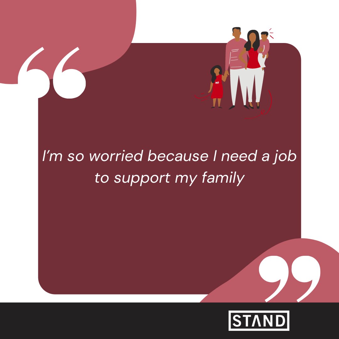 STANDCanada's tweet photo. (2/2) Join our #STAND4Migrants campaign to hear migrants voices on their experiences during COVID-19.
#STANDCanada #Cdnpoli #MigrantLivesMatter #AccessWithoutFear #StandWithMigrants #Status4All #MigrantStories #Migrant #Gender #refugees #asylum https://t.co/bHFdtj9cN4