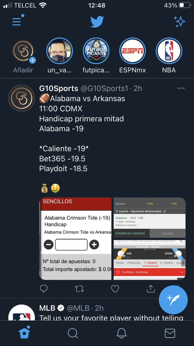 PicksMJ's tweet photo. 🤑🤑🤑🤑🤑🤑

🏈Alabama como de costumbre haciendo pedazos a sus rivales

38-3 solamente la@primera mitad, no sobraron unos cuantos puntitos 

💰A cobrar señores 

Regálennos RT y ❤️

🔥Anímenme para que les mande la siguiente jugada 🔥 https://t.co/TpHgMnoV3O