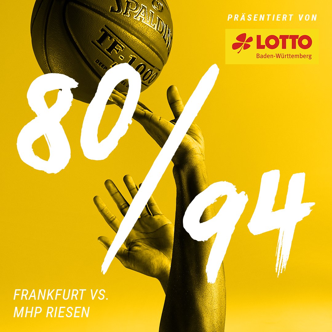 MHP_RIESEN's tweet photo. 💪✅ YES!!! Die intensive Woche endet mit einem Auswärtssieg und der perfekten 6-Tage-Bilanz: Wir lassen uns unsere müden Beine nicht anmerken, zwingen die @skyliners1999 zu 21 Ballverlusten und fahren den fünften Erfolg im sechsten Liga-Spiel ein. | #FRALUD https://t.co/91e6c7PpyU