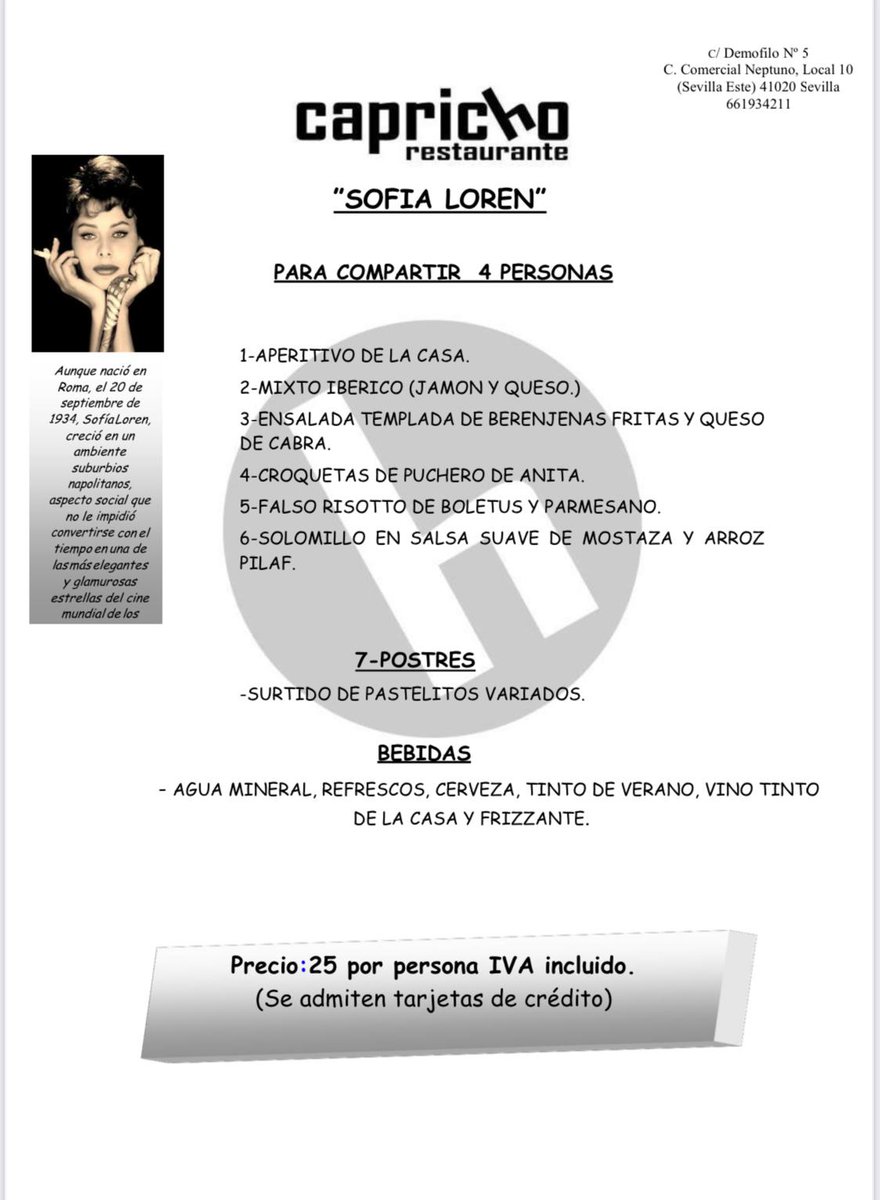 Capricho Restaurante tweet media