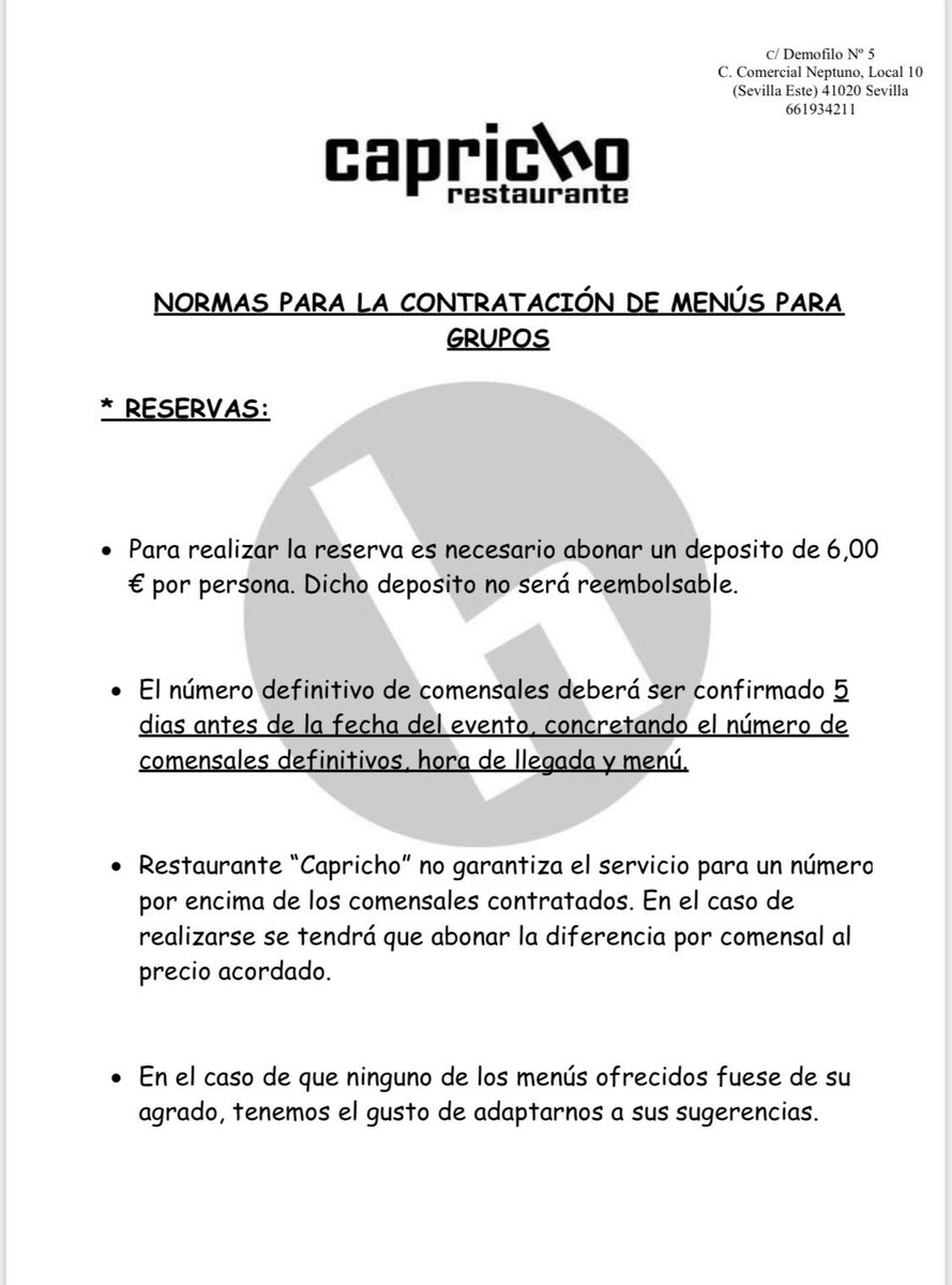 // Menús de Navidad en Capricho //
👉 Ya disponibles, consulten disponibilidad 👈
📍 Restaurante Capricho. c/ Demófilo.
Reservas vía redes y teléfono. ☎️📲