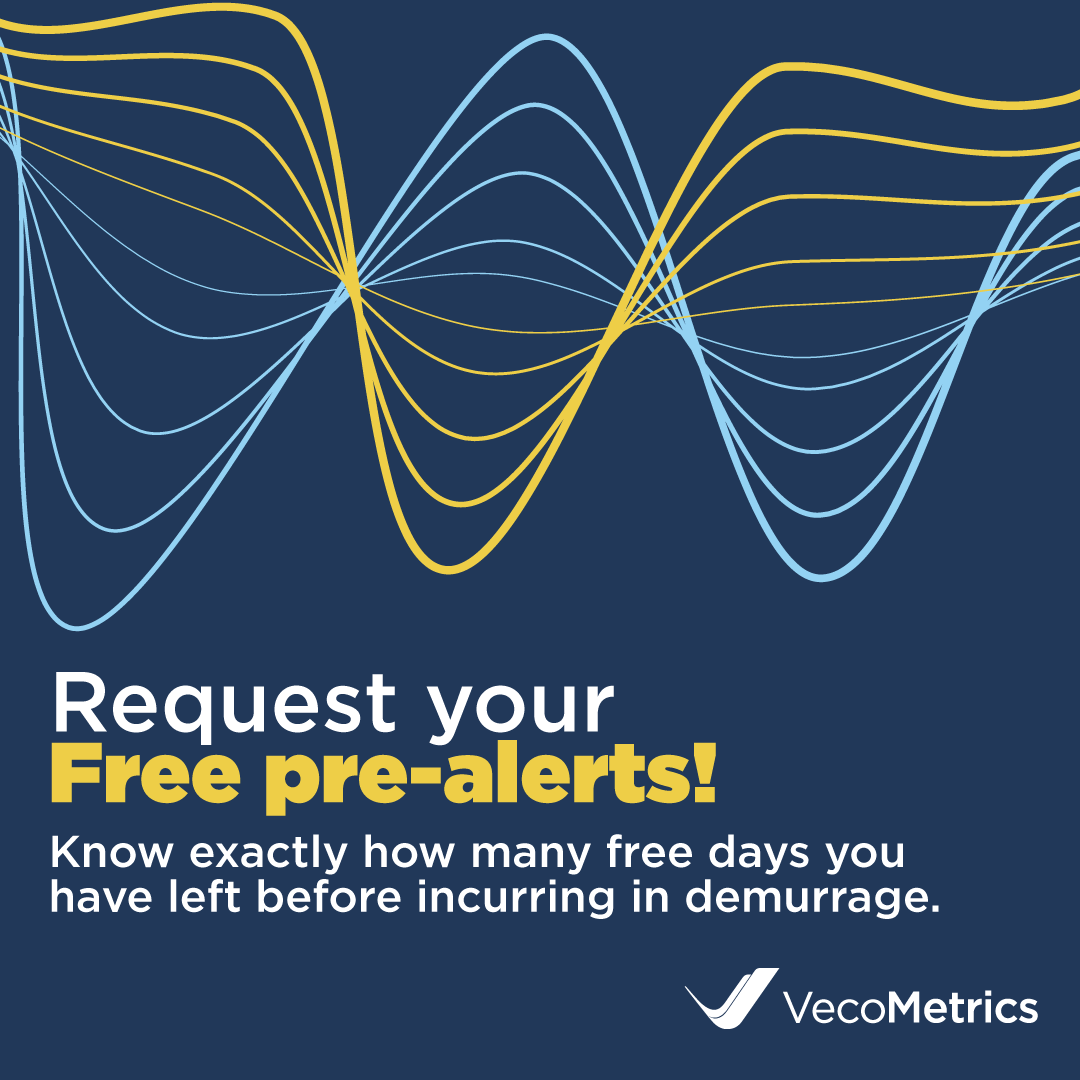 Veconinter's tweet photo. ☑️Would you like to reduce your demurrage charges?
Visit our website and request your free pre-alerts! To know exactly how many free days you have left! https://t.co/FOLm60ZqYE
#VecoMetrics #Demurrage #Analytics #SaveMoney #PreAlerts #Technology #Freeday https://t.co/bLBvjDrQR9