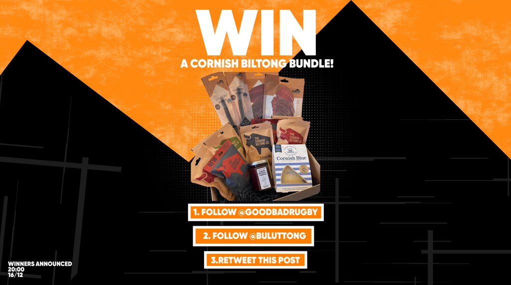 GoodBadRugby's tweet photo. 🎁 DAY 12 of @GoodBadRugby's Advent calendar...⠀
⠀
Get the snacks in with @buluttong! 👌😋
⠀
✅ To Enter:⠀
⠀
1) Follow @GoodBadRugby⠀
⠀
2) Follow @buluttong ⠀
⠀
3) RETWEET this post!
⠀
Good Luck!!! 😋 https://t.co/IavJ773T6q