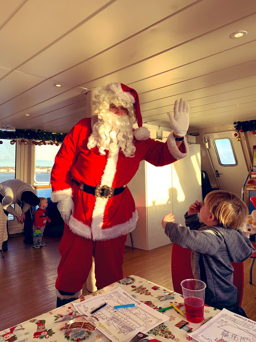punc2020's tweet photo. @stuartlineexm The boys loved seeing Santa in his grotto today💙🎅🏼❄️ #stuartlinecruises https://t.co/mPQPjwRuB4