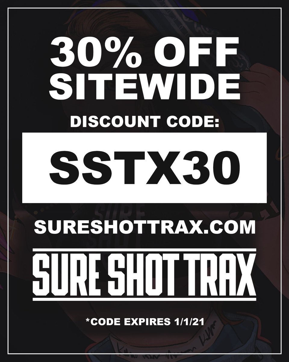 NEW MERCH!! All new hoodie and T-shirt available now at the <a href="/sureshottrax/">Sure Shot Trax</a> Bandcamp store! Very limited quantities available. 

Take 30% off sitewide right now for a limited time with discount code “SSTX30” Discount code expires 1/1/21.

Link: sureshottrax.com