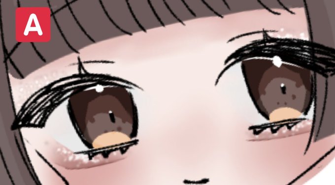 涙袋のtwitterイラスト検索結果