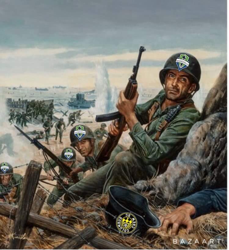 T-minus 1hr until the #MLSCup and we see the kings of the west play against the upstarts from the east. 

It’s been a fight to get here. Let’s effing go!! #EBFG <a href="/WeAreECS/">EmeraldCitySupporter</a> <a href="/SoundersFC/">Seattle Sounders FC</a>